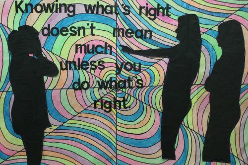 Knowing what's right, doesn't mean 